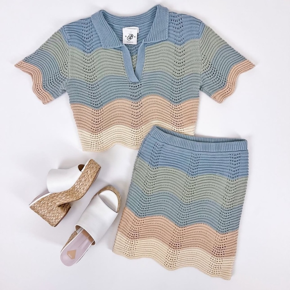 Mable two piece crochet set